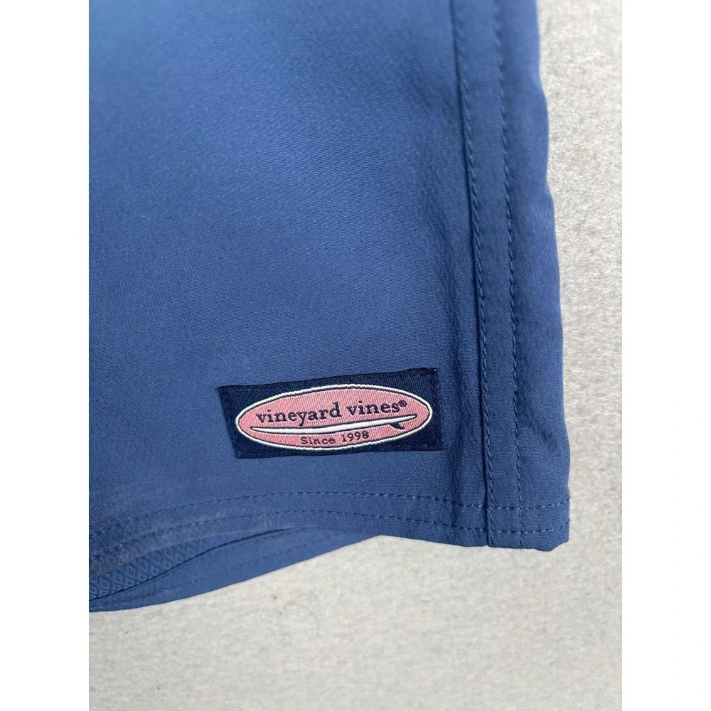Vineyard Vines Board Shorts Mens 35 Multicolor Colorblock Swim Trunks Drawstring